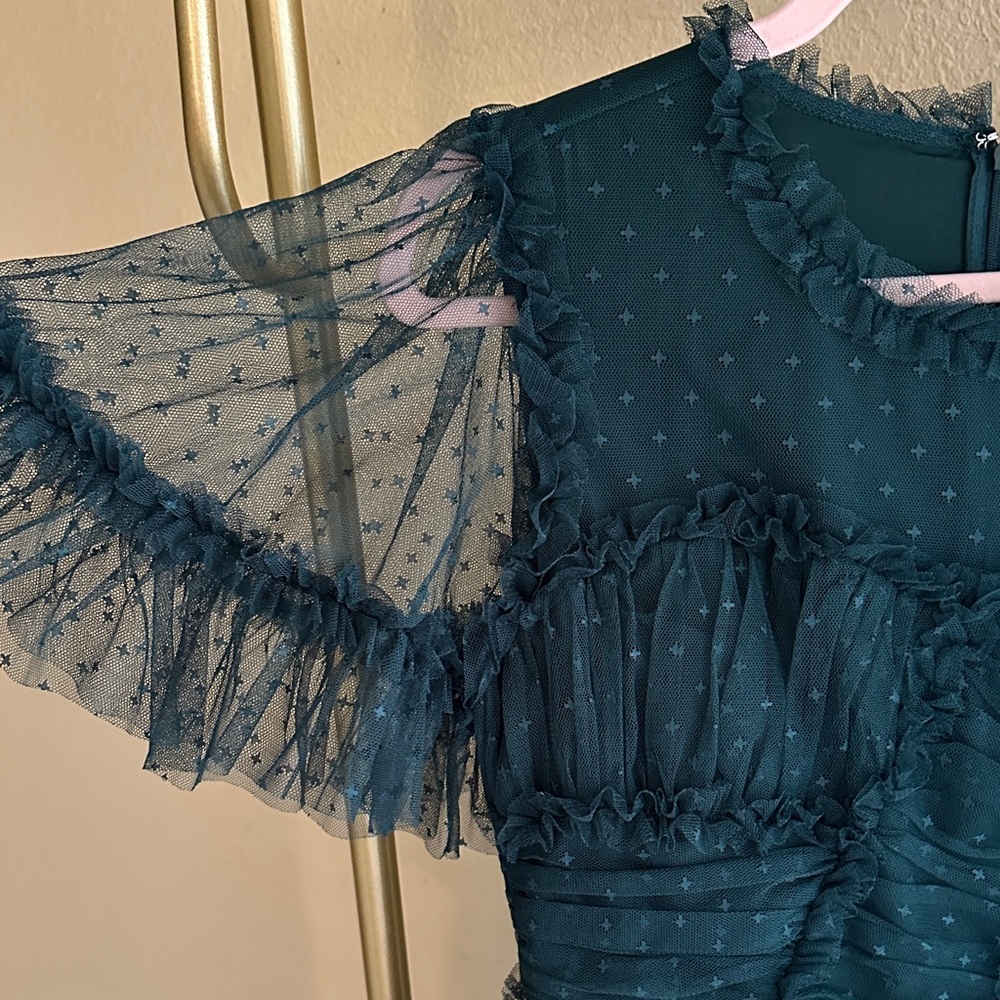 Ivy City Co Forest Green Whimsical Dress - Picture 5 of 12
